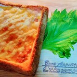 和風（バター＋醤油）明太子のチーズトースト